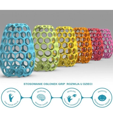 CogniKids Grip® osłonka uchwyt kognitywny do butelki SUNSHINE CogniKids Grip® osłonka uchwyt kognitywny do butelki SUNSHINE