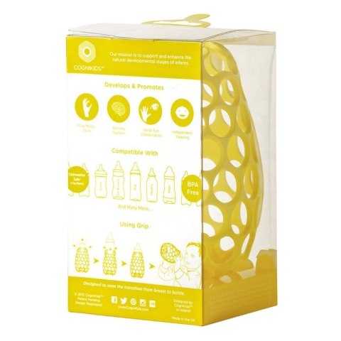 CogniKids Grip® osłonka uchwyt kognitywny do butelki SUNSHINE CogniKids Grip® osłonka uchwyt kognitywny do butelki SUNSHINE