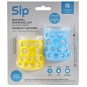 CogniKids Sip® sensoryczne kubeczki kognitywne do nauki picia dla niemowląt SKY BLUE/SUNSHINE 2 szt CogniKids Sip® sensoryczne kubeczki kognitywne do nauki picia dla niemowląt SKY BLUE/SUNSHINE 2 szt