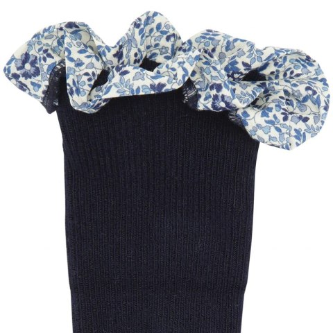 GoBabyGo antypoślizgowe skarpetki do nauki chodzenia LIBERTY BAMBOO Dark Blue Katie and Millie Blue 12 m+ GoBabyGo antypoślizgowe skarpetki do nauki chodzenia LIBERTY BAMBOO Dark Blue Katie and Millie Blue 12 m+