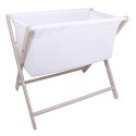 Little Chick London Crib Warm Grey Oddychające łóżeczko dostawne Little Chick London Crib Warm Grey Oddychające łóżeczko dostawne