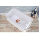 Little Chick London Crib Warm Grey Oddychające łóżeczko dostawne Little Chick London Crib Warm Grey Oddychające łóżeczko dostawne