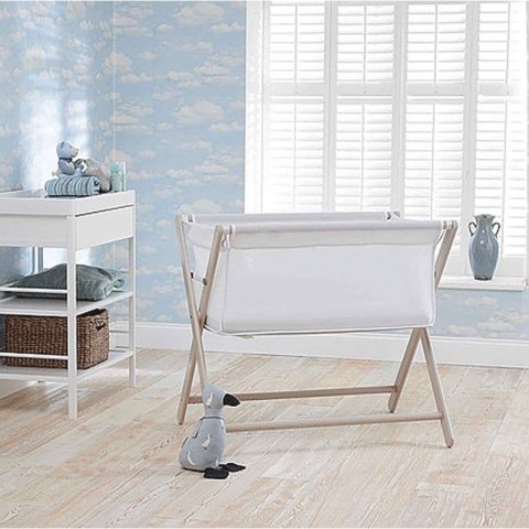 Little Chick London Crib Warm Grey Oddychające łóżeczko dostawne Little Chick London Crib Warm Grey Oddychające łóżeczko dostawne