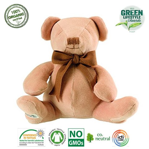 Maud N Lil Przytulanka pocieszyciel z organicznej BIO bawełny GOTS Cubby the Teddy Soft Maud N Lil Przytulanka pocieszyciel z organicznej BIO bawełny GOTS Cubby the Teddy Soft