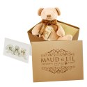 Maud N Lil Przytulanka pocieszyciel z organicznej BIO bawełny GOTS Cubby the Teddy Soft Maud N Lil Przytulanka pocieszyciel z organicznej BIO bawełny GOTS Cubby the Teddy Soft