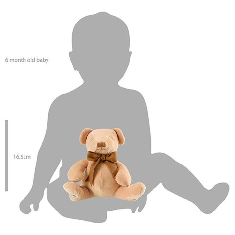 Maud N Lil Przytulanka pocieszyciel z organicznej BIO bawełny GOTS Cubby the Teddy Soft Maud N Lil Przytulanka pocieszyciel z organicznej BIO bawełny GOTS Cubby the Teddy Soft