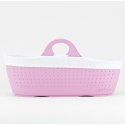 Moba Moses Basket Rose Oddychający Kosz Mojżesza do kołyski Moba Moses Basket Rose Oddychający Kosz Mojżesza do kołyski