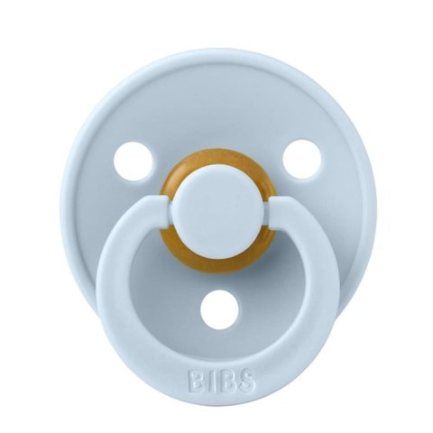 BIBS COLOUR 1 PACK BABY BLUE M Smoczek Uspokajający kauczuk Hevea BIBS COLOUR 1 PACK BABY BLUE M Smoczek Uspokajający kauczuk Hevea