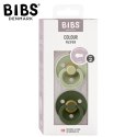 BIBS COLOUR 2-PACK SAGE & GREEN HUNTER M Smoczek Uspokajający kauczuk Hevea BIBS COLOUR 2-PACK SAGE & GREEN HUNTER M Smoczek Uspokajający kauczuk Hevea