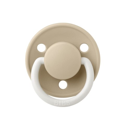 BIBS DE LUX 2-PACK BLUSH NIGHT & VANILLA NIGHT Smoczek uspokajający silikonowy ONE SIZE BIBS DE LUX 2-PACK BLUSH NIGHT & VANILLA NIGHT Smoczek uspokajający silikonowy ONE SIZE