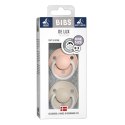 BIBS DE LUX 2-PACK BLUSH NIGHT & VANILLA NIGHT Smoczek uspokajający silikonowy ONE SIZE BIBS DE LUX 2-PACK BLUSH NIGHT & VANILLA NIGHT Smoczek uspokajający silikonowy ONE SIZE