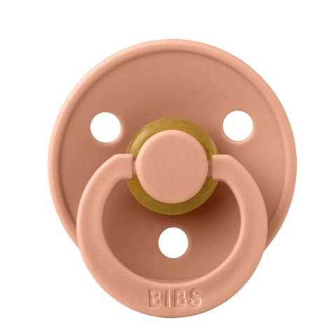 BIBS DUO COLOUR PEACH S Smoczek uspokajający kauczuk Hevea BIBS DUO COLOUR PEACH S Smoczek uspokajający kauczuk Hevea