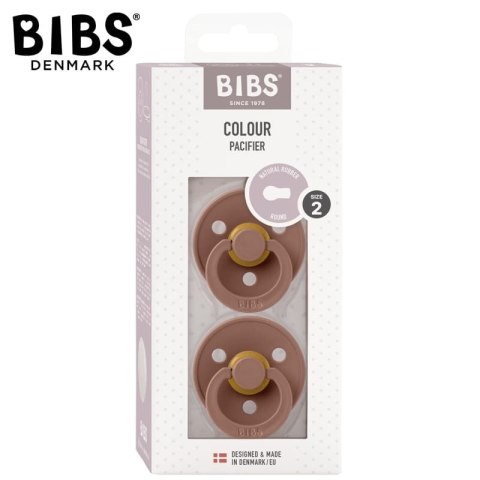 BIBS DUO COLOUR WOODCHUCK M Smoczek uspokajający kauczuk Hevea 2 szt BIBS DUO COLOUR WOODCHUCK M Smoczek uspokajający kauczuk Hevea 2 szt
