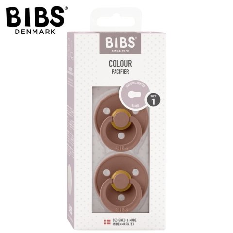 BIBS DUO COLOUR WOODCHUCK S Smoczek uspokajający kauczuk Hevea 2 szt BIBS DUO COLOUR WOODCHUCK S Smoczek uspokajający kauczuk Hevea 2 szt