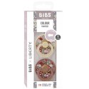 BIBS LIBERTY COLOUR 2-PACK CHAMOMILE LAWN WOODCHUCK S Smoczek uspokajający kauczuk Hevea BIBS LIBERTY COLOUR 2-PACK CHAMOMILE LAWN WOODCHUCK S Smoczek uspokajający kauczuk Hevea