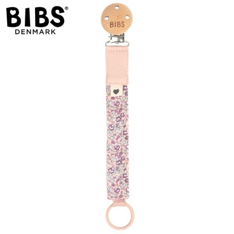 BIBS LIBERTY PACIFIER CLIP ELOISE BLUSH zawieszka do smoczków 100% organic cotton BIBS LIBERTY PACIFIER CLIP ELOISE BLUSH zawieszka do smoczków 100% organic cotton