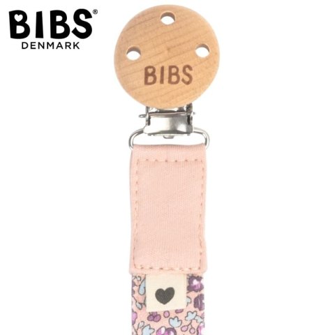 BIBS LIBERTY PACIFIER CLIP ELOISE BLUSH zawieszka do smoczków 100% organic cotton BIBS LIBERTY PACIFIER CLIP ELOISE BLUSH zawieszka do smoczków 100% organic cotton