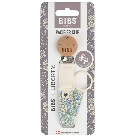 BIBS LIBERTY PACIFIER CLIP ELOISE IVORY zawieszka do smoczków 100% organic cotton BIBS LIBERTY PACIFIER CLIP ELOISE IVORY zawieszka do smoczków 100% organic cotton