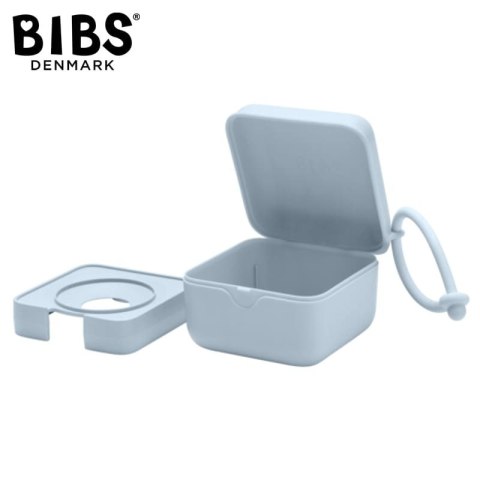 BIBS PACIFIER BOX BABY BLUE 2 w 1 etui do smoczków oraz pojemnik do sterylizacji smoczków BIBS PACIFIER BOX BABY BLUE 2 w 1 etui do smoczków oraz pojemnik do sterylizacji smoczków