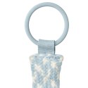 BIBS PACIFIER BRAID BABY BLUE & IVORY zawieszka do smoczków 100% organic cotton BIBS PACIFIER BRAID BABY BLUE & IVORY zawieszka do smoczków 100% organic cotton