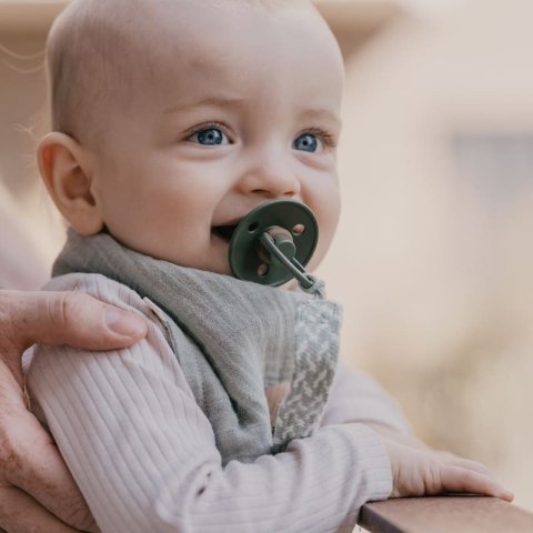 BIBS PACIFIER BRAID CLOUD & IRON zawieszka do smoczków 100% organic cotton BIBS PACIFIER BRAID CLOUD & IRON zawieszka do smoczków 100% organic cotton