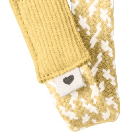 BIBS PACIFIER BRAID PALE BUTTER & IVORY zawieszka do smoczków 100% organic cotton BIBS PACIFIER BRAID PALE BUTTER & IVORY zawieszka do smoczków 100% organic cotton