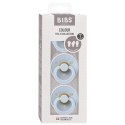 BIBS TRY-IT zestaw 3 szt smoczków niemowlęcych o różnych ustnikach BABY BLUE BIBS TRY-IT zestaw 3 szt smoczków niemowlęcych o różnych ustnikach BABY BLUE