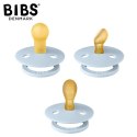 BIBS TRY-IT zestaw 3 szt smoczków niemowlęcych o różnych ustnikach BABY BLUE BIBS TRY-IT zestaw 3 szt smoczków niemowlęcych o różnych ustnikach BABY BLUE