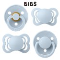 BIBS TRY-IT zestaw 4 szt smoczków niemowlęcych o różnych ustnikach BABY BLUE BIBS TRY-IT zestaw 4 szt smoczków niemowlęcych o różnych ustnikach BABY BLUE