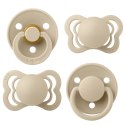 BIBS TRY-IT zestaw 4 szt smoczków niemowlęcych o różnych ustnikach VANILLA BIBS TRY-IT zestaw 4 szt smoczków niemowlęcych o różnych ustnikach VANILLA