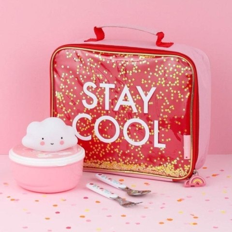 A Little Lovely Company - TERMO lunchbox GLITTER Stay cool A Little Lovely Company - TERMO lunchbox GLITTER Stay cool