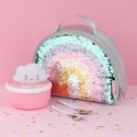 A Little Lovely Company - TERMO lunchbox GLITTER Tęcza A Little Lovely Company - TERMO lunchbox GLITTER Tęcza