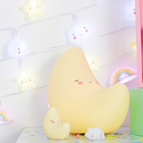 A Little Lovely Company lampka nocna LED Księżyc A Little Lovely Company lampka nocna LED Księżyc