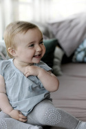 GoBabyGo antypoślizgowe rajstopy do raczkowania i nauki chodzenia WOOL Grey Melange 12 m+ GoBabyGo antypoślizgowe rajstopy do raczkowania i nauki chodzenia WOOL Grey Melange 12 m+