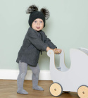 GoBabyGo antypoślizgowe rajstopy do raczkowania i nauki chodzenia WOOL Grey Melange 12 m+ GoBabyGo antypoślizgowe rajstopy do raczkowania i nauki chodzenia WOOL Grey Melange 12 m+