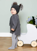 GoBabyGo antypoślizgowe rajstopy do raczkowania i nauki chodzenia WOOL Grey Melange 12 m+ GoBabyGo antypoślizgowe rajstopy do raczkowania i nauki chodzenia WOOL Grey Melange 12 m+