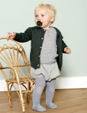 GoBabyGo antypoślizgowe rajstopy do raczkowania i nauki chodzenia WOOL Grey Melange 12 m+ GoBabyGo antypoślizgowe rajstopy do raczkowania i nauki chodzenia WOOL Grey Melange 12 m+