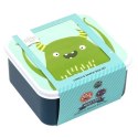 A Little Lovely Company - 4 Lśniące Lunchboxy śniadaniówki MONSTERS A Little Lovely Company - 4 Lśniące Lunchboxy śniadaniówki MONSTERS