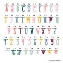 A Little Lovely Company - Girlanda Literowa Boho Chic A Little Lovely Company - Girlanda Literowa Boho Chic