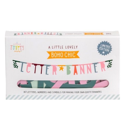 A Little Lovely Company - Girlanda Literowa Boho Chic A Little Lovely Company - Girlanda Literowa Boho Chic