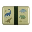 A Little Lovely Company - Śniadaniówka Lunchbox Dinozaury z naklejkami A Little Lovely Company - Śniadaniówka Lunchbox Dinozaury z naklejkami