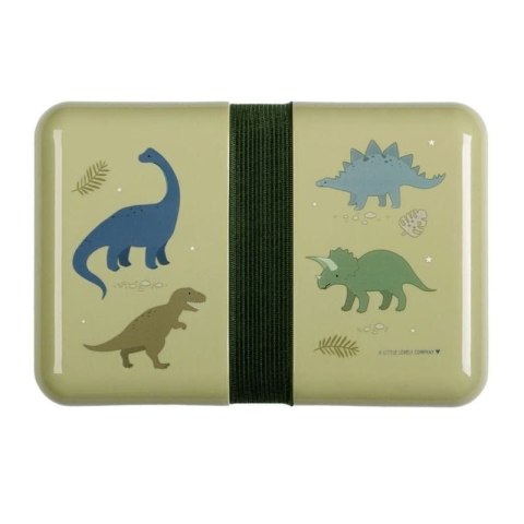 A Little Lovely Company - Śniadaniówka Lunchbox Dinozaury z naklejkami A Little Lovely Company - Śniadaniówka Lunchbox Dinozaury z naklejkami