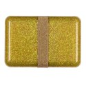 A Little Lovely Company - Śniadaniówka Lunchbox GLITTER Gold A Little Lovely Company - Śniadaniówka Lunchbox GLITTER Gold