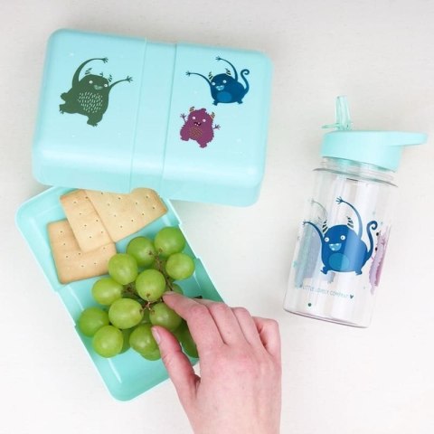A Little Lovely Company - Śniadaniówka Lunchbox Monsters z naklejkami A Little Lovely Company - Śniadaniówka Lunchbox Monsters z naklejkami