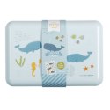 A Little Lovely Company - Śniadaniówka Lunchbox Ocean z naklejkami A Little Lovely Company - Śniadaniówka Lunchbox Ocean z naklejkami