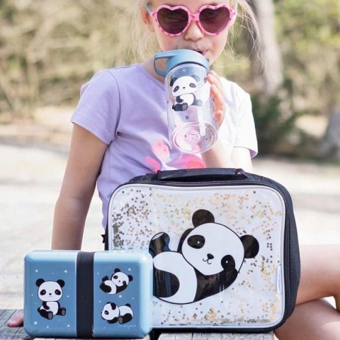 A Little Lovely Company - TERMO lunchbox GLITTER Panda A Little Lovely Company - TERMO lunchbox GLITTER Panda