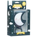 A Little Lovely Company - grzechotka z gryzakiem silikonowym MOON A Little Lovely Company - grzechotka z gryzakiem silikonowym MOON