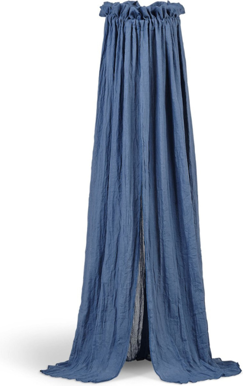Baldachim nad łóżeczko Vintage 280x155 cm niebieski jeans Jollein Baldachim nad łóżeczko Vintage 280x155 cm niebieski jeans Jollein