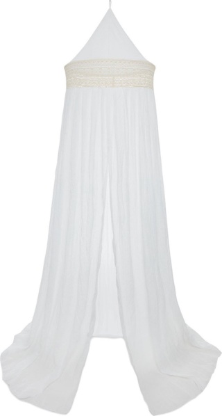 Baldachim nad łóżeczko Vintage Boho 420x245 cm Ivory Jollein