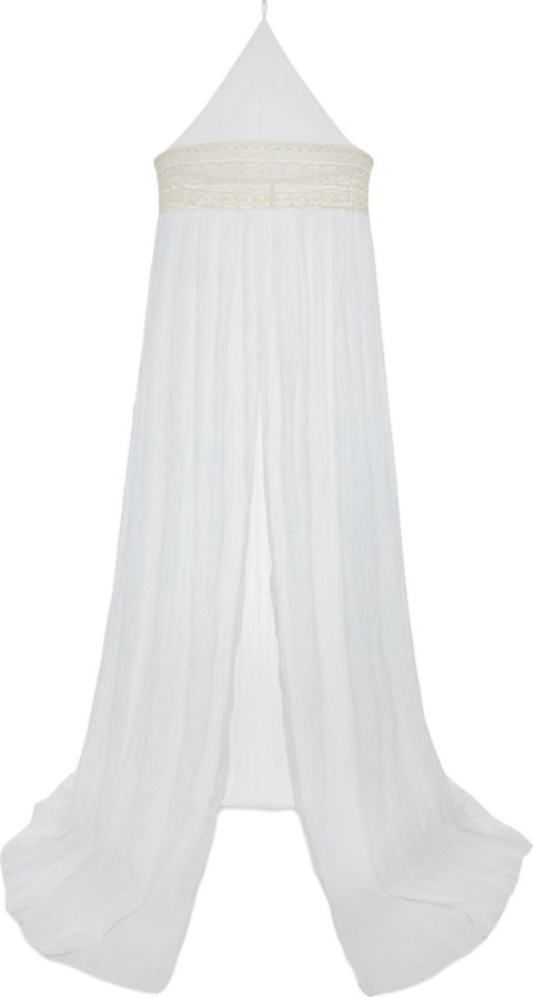 Baldachim nad łóżeczko Vintage Boho 420x245 cm Ivory Jollein Baldachim nad łóżeczko Vintage Boho 420x245 cm Ivory Jollein